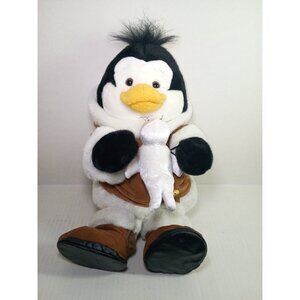Rare Build A Bear 2002 Playful Penguin W/Seal 5th In Series Limited Edition 16"